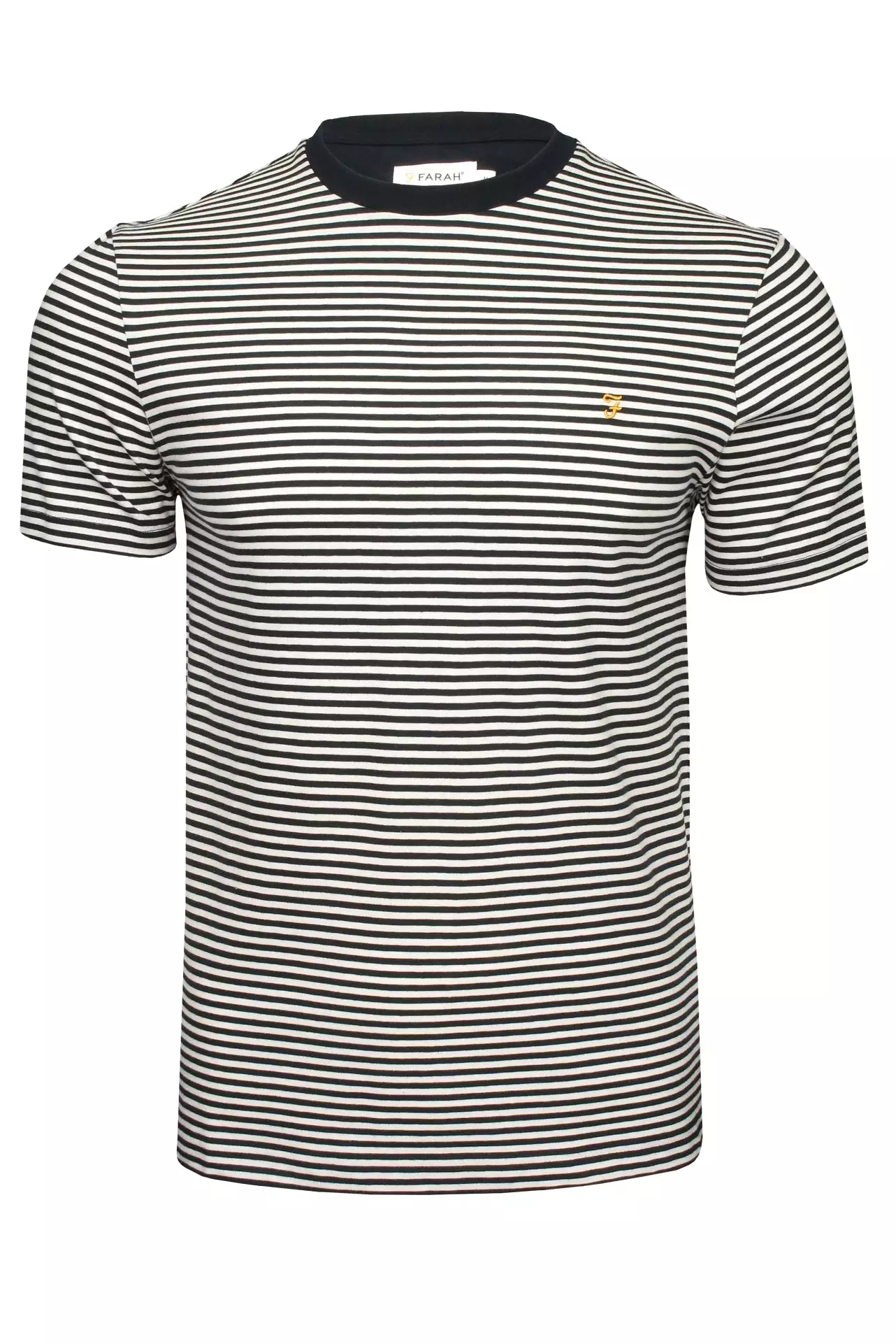 Farah Mens 'Daytona' Striped T-Shirt - Short Sleeved