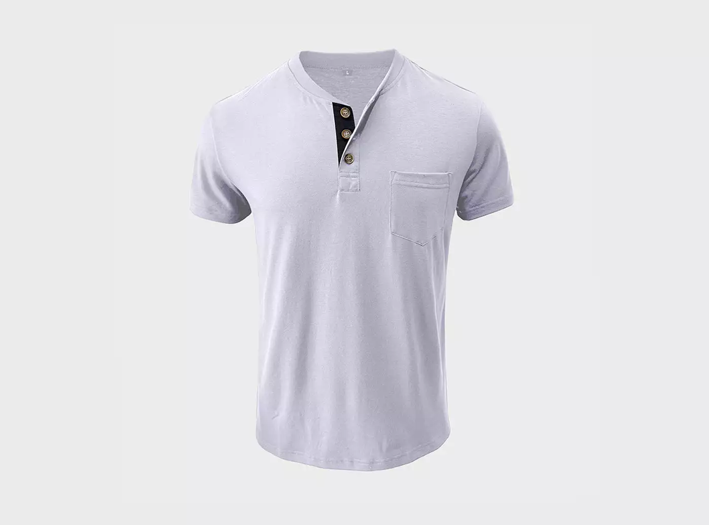 FitVille Men's Simply Collared Soft Cotton T-Shirt