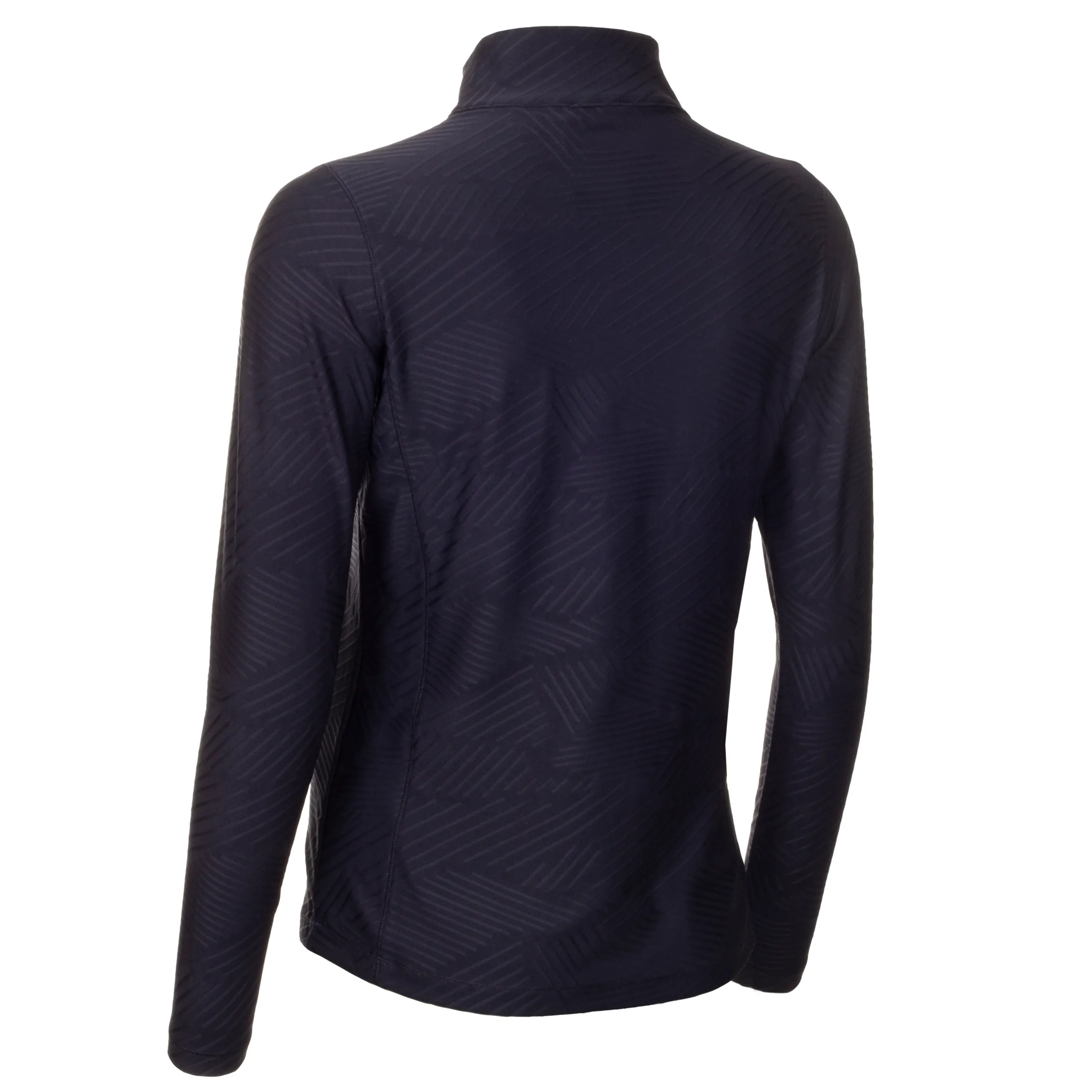 Green Lamb Giovanna Jaquard Zip Neck Ladies Golf Base Layer Navy