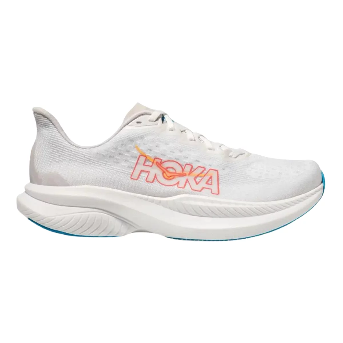 Hoka One One Women's Mach 6 White/Nimbus Cloud