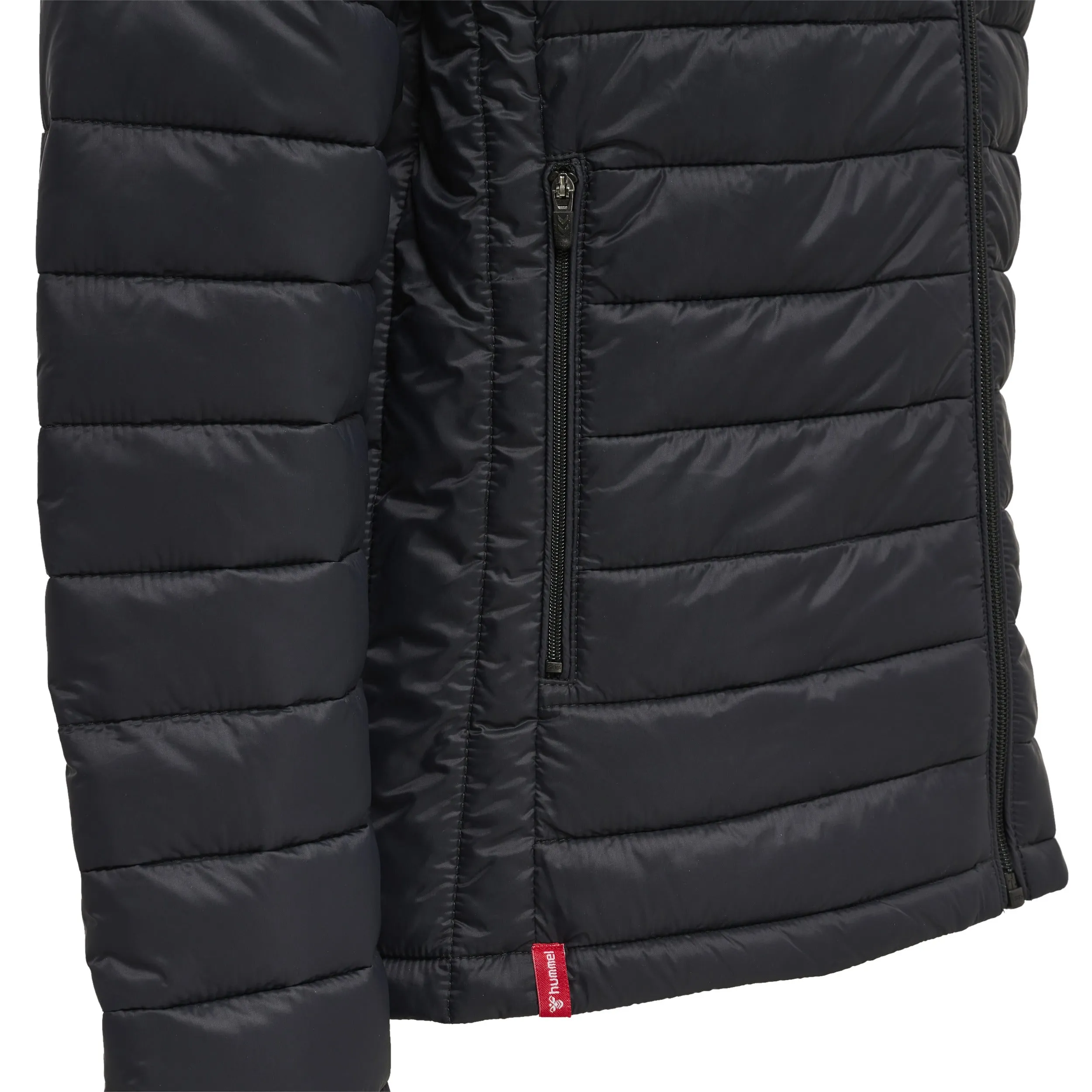 Hummel Women's Red Quilted Hood Jacket