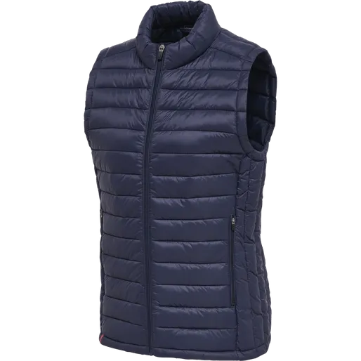 Hummel Women's Red Quilted Waistcoat