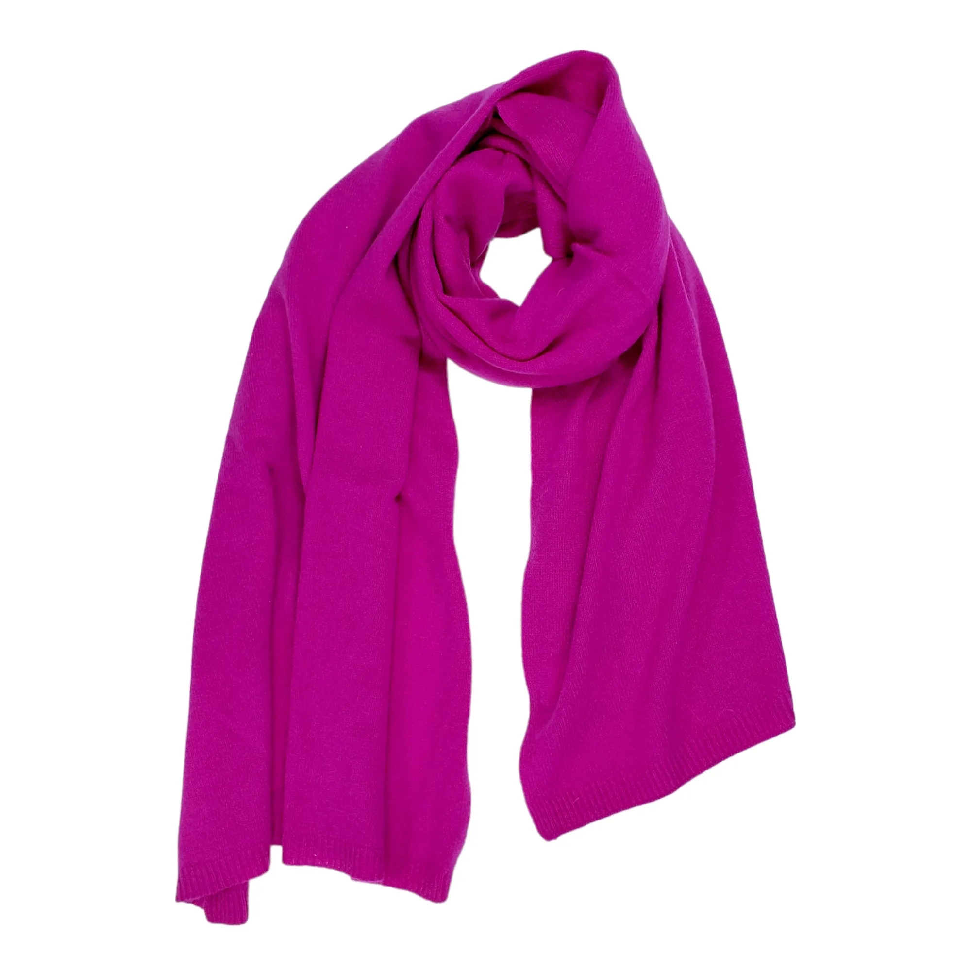 Hush Cerise Pink Cashmere Shawl