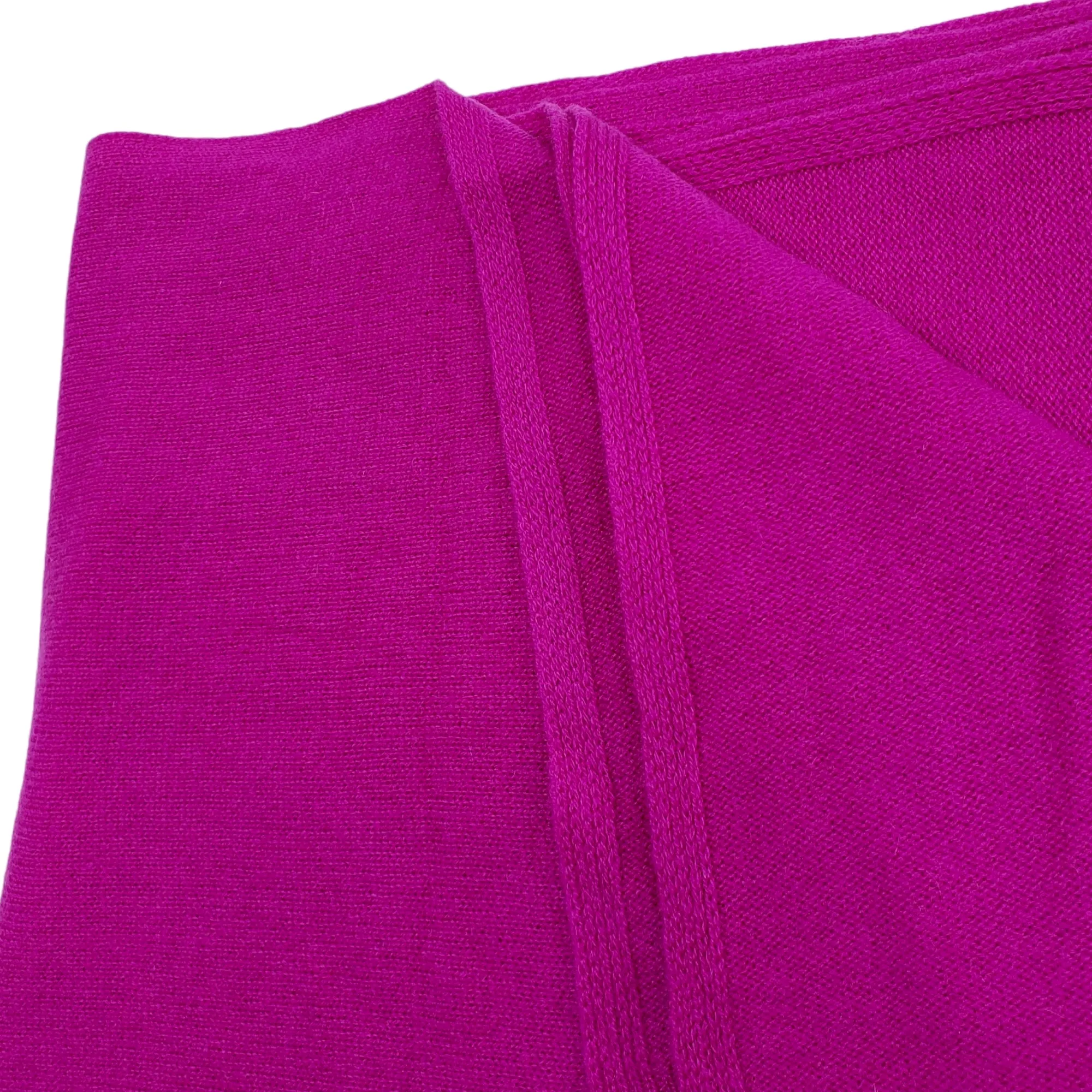 Hush Cerise Pink Cashmere Shawl