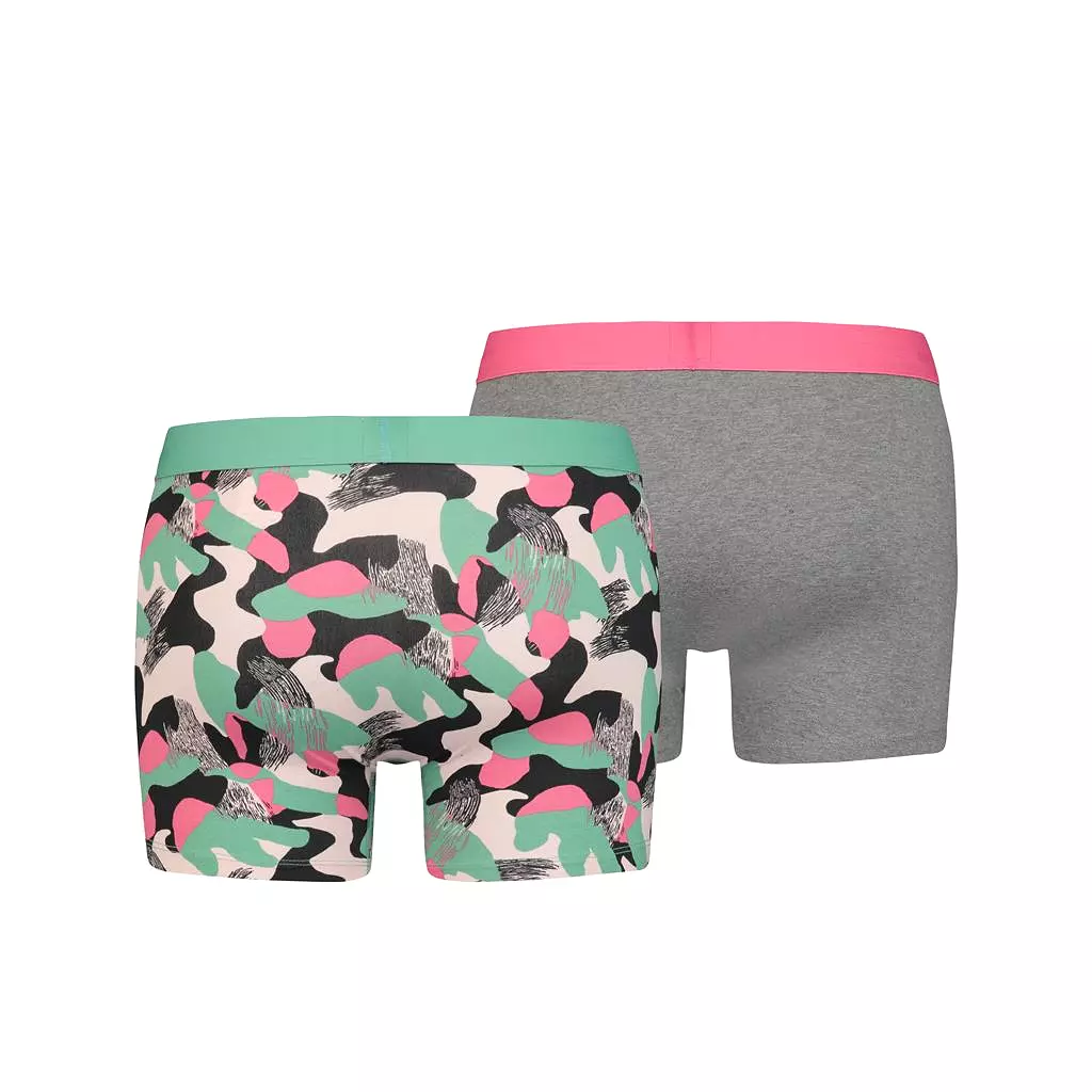 Levi's Mens 'AOP CAMO' Boxer Brief Shorts (2-Pack)