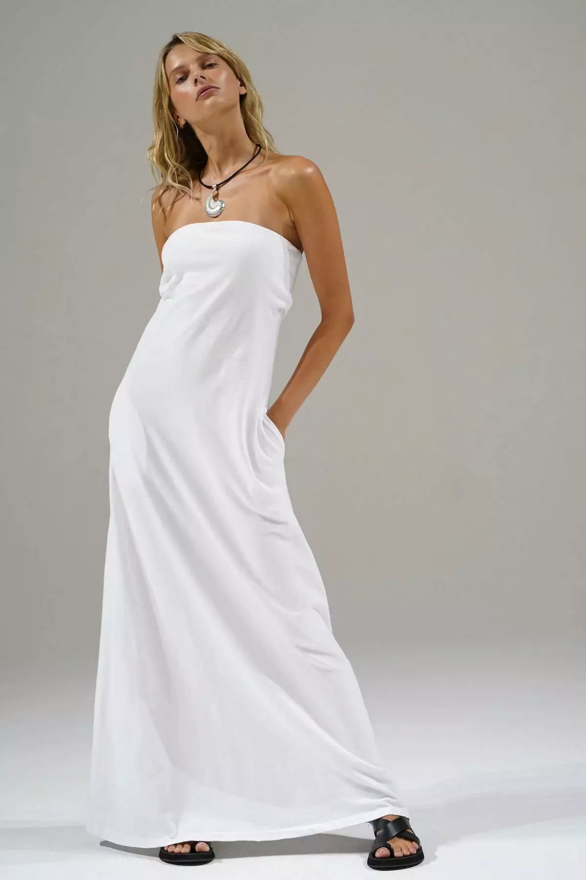 LNA - Topanga Strapless Dress In Multiple Colors