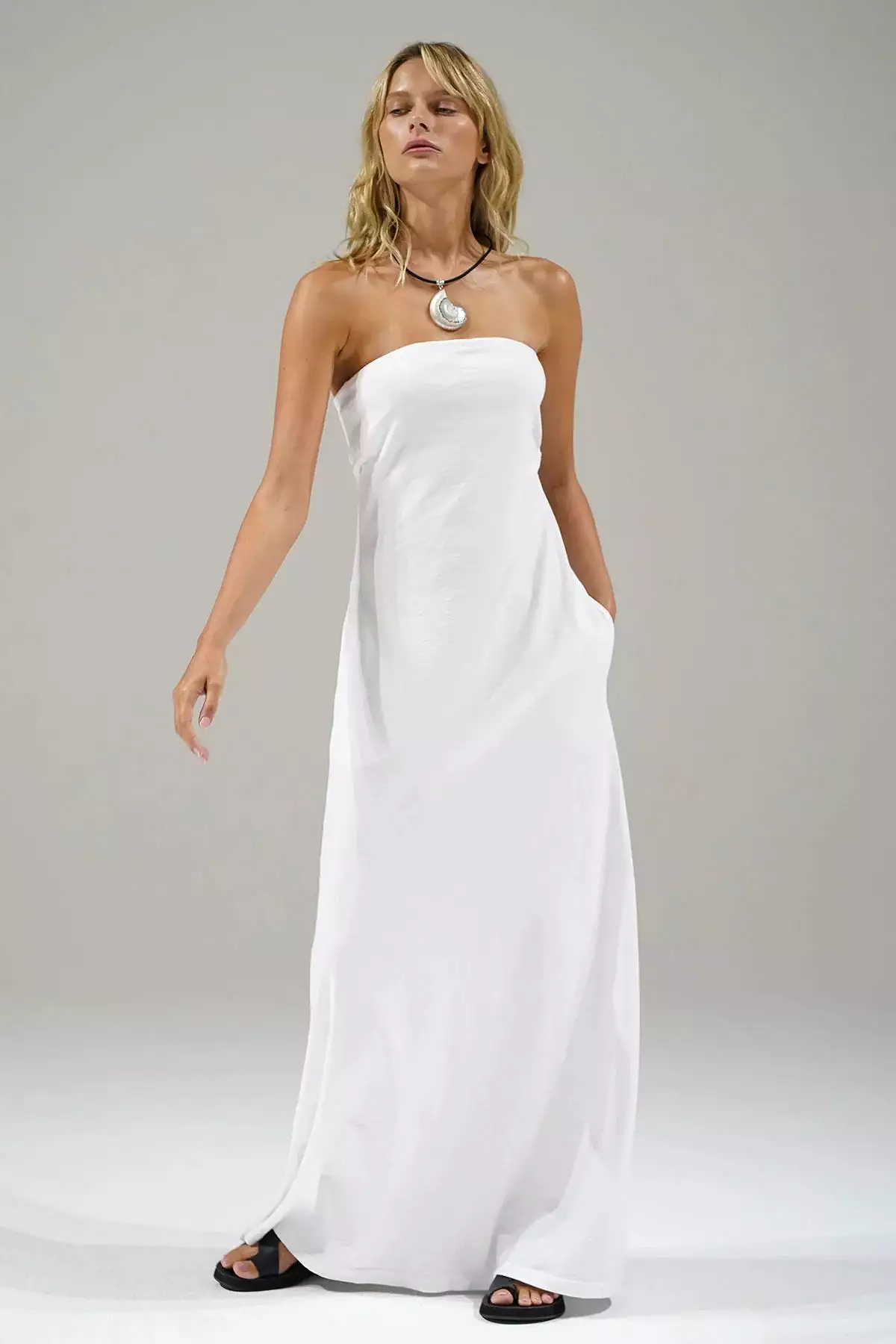 LNA - Topanga Strapless Dress In Multiple Colors