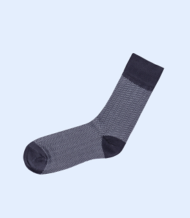 MA0495-D-GREY-Mid-calf Socks For Men