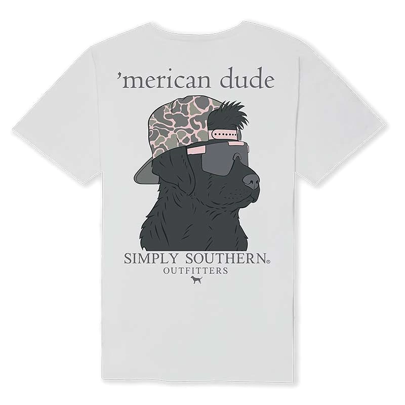 Men's Camo Merican Dude Short Sleeve T-Shirt