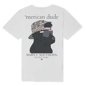 Men's Camo Merican Dude Short Sleeve T-Shirt