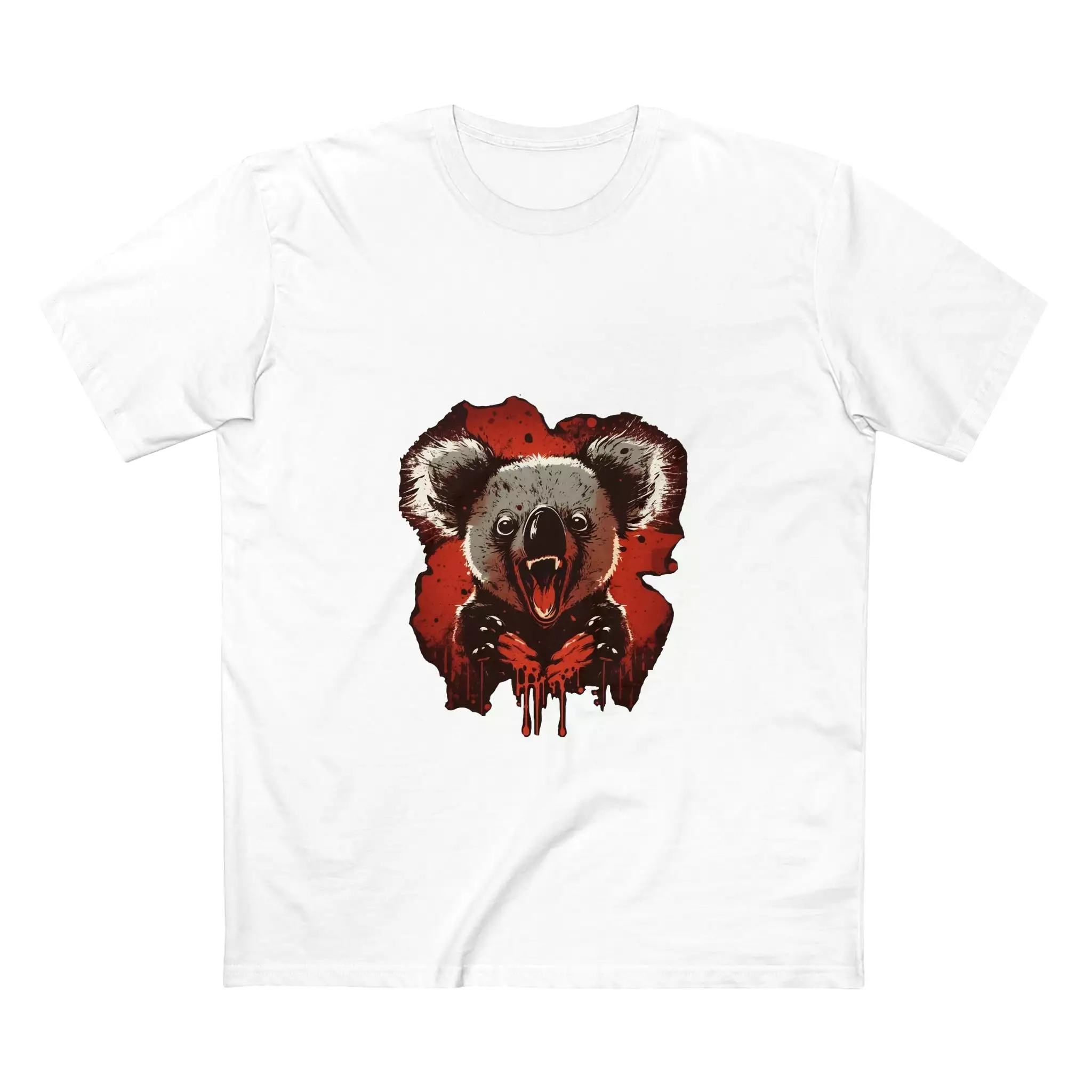 Men's Evil Drop bear crew neck T-shirt