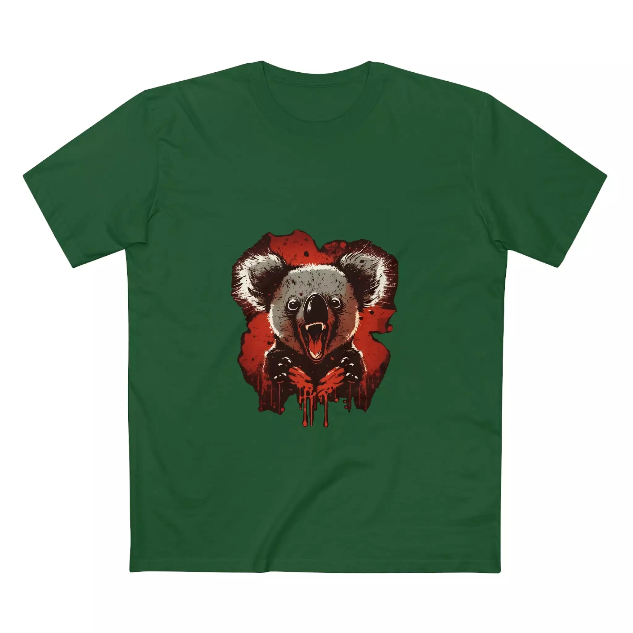 Men's Evil Drop bear crew neck T-shirt