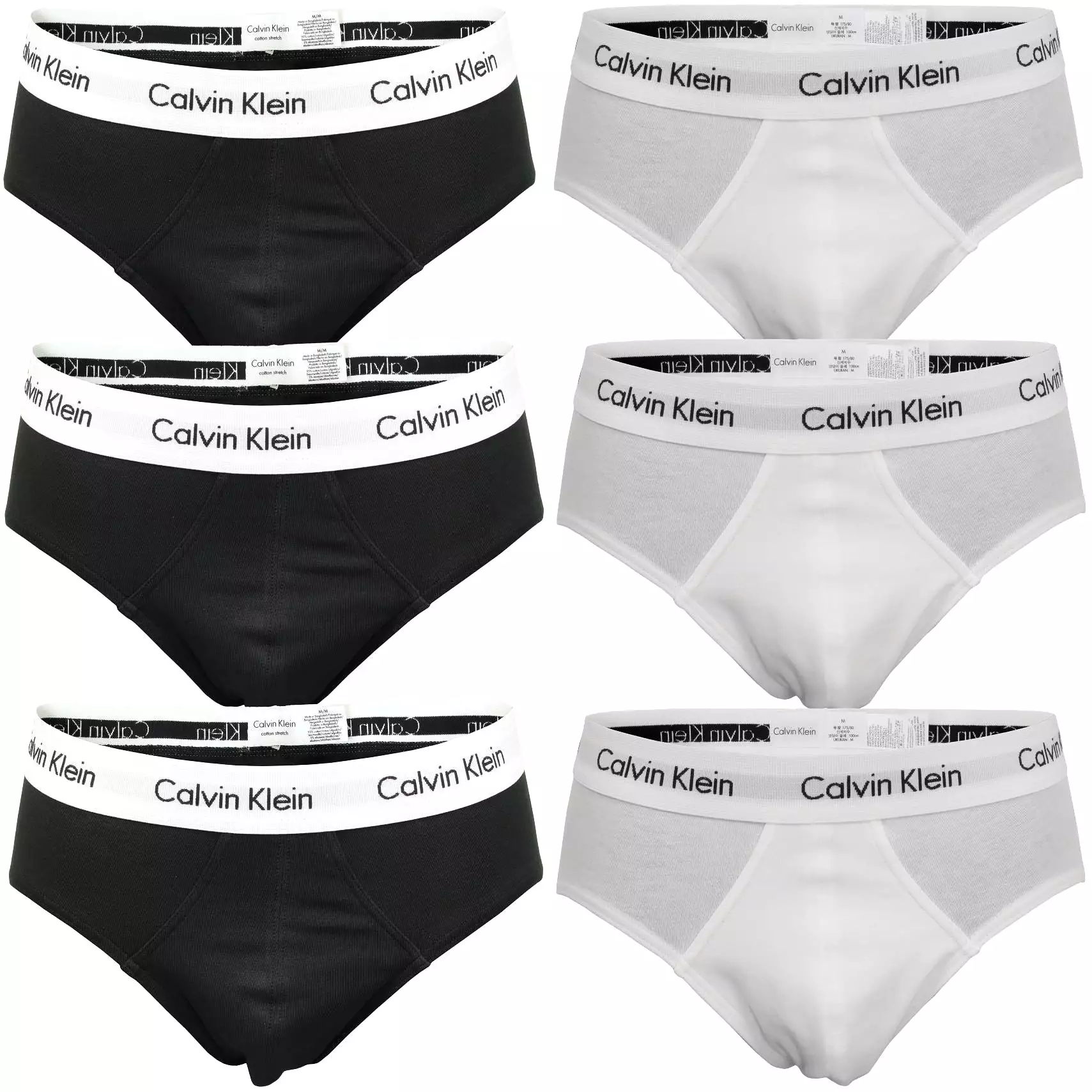 Mens Hip Brief Pants by Calvin Klein (3-Pack)