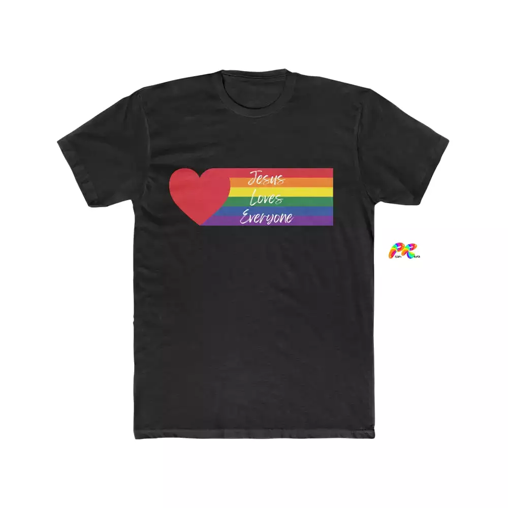 Men's Jesus/Pride Cotton Crew T-Shirt