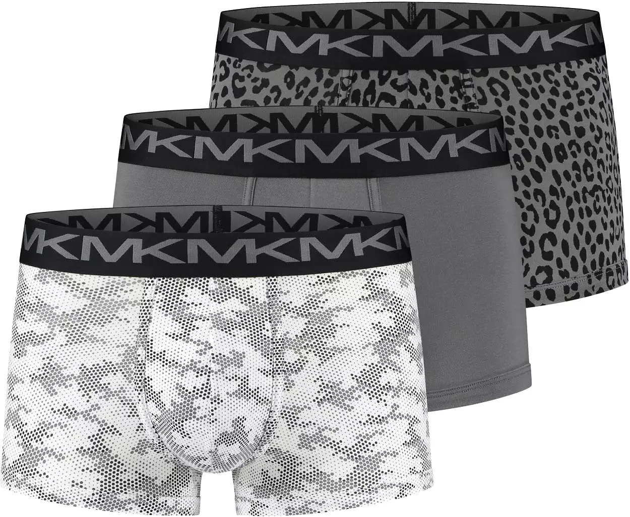 Mens Michael Kors Stretch Factor Fashion Trunks (3-Pack)