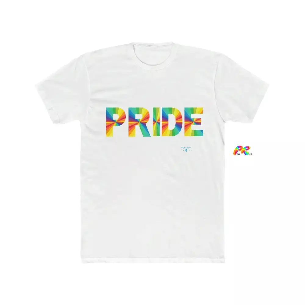 Men's Striped Pride Cotton Crew T-Shirt