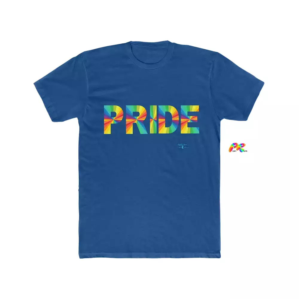 Men's Striped Pride Cotton Crew T-Shirt