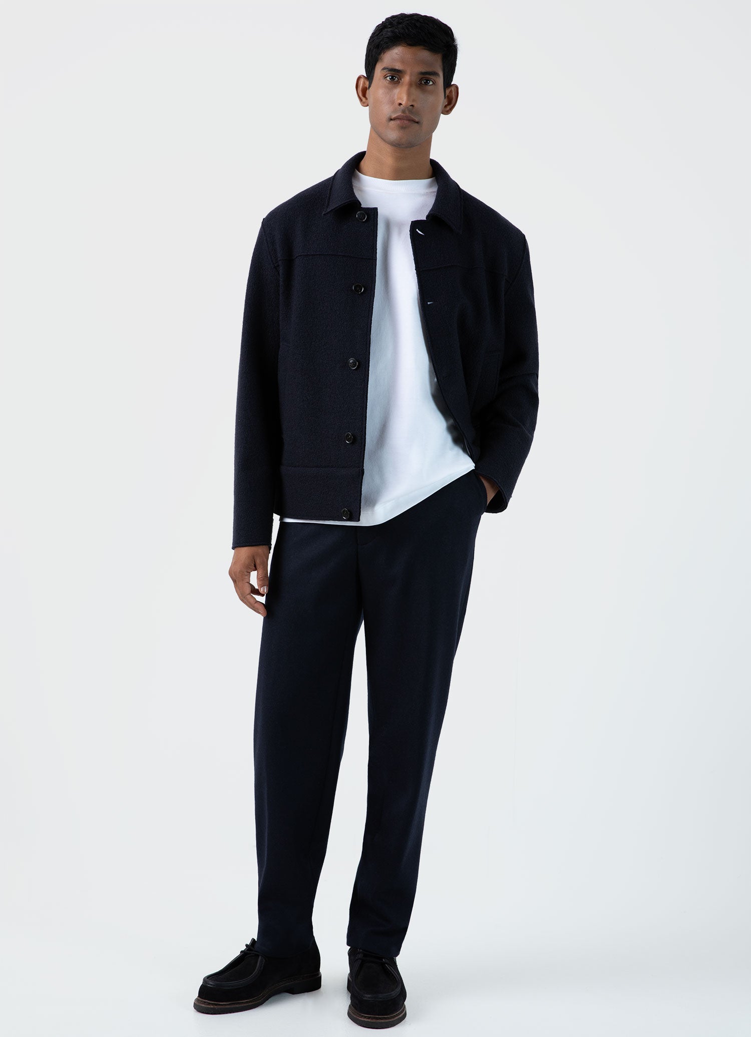 Men's Sunspel x Casely-Hayford Jacket in Navy