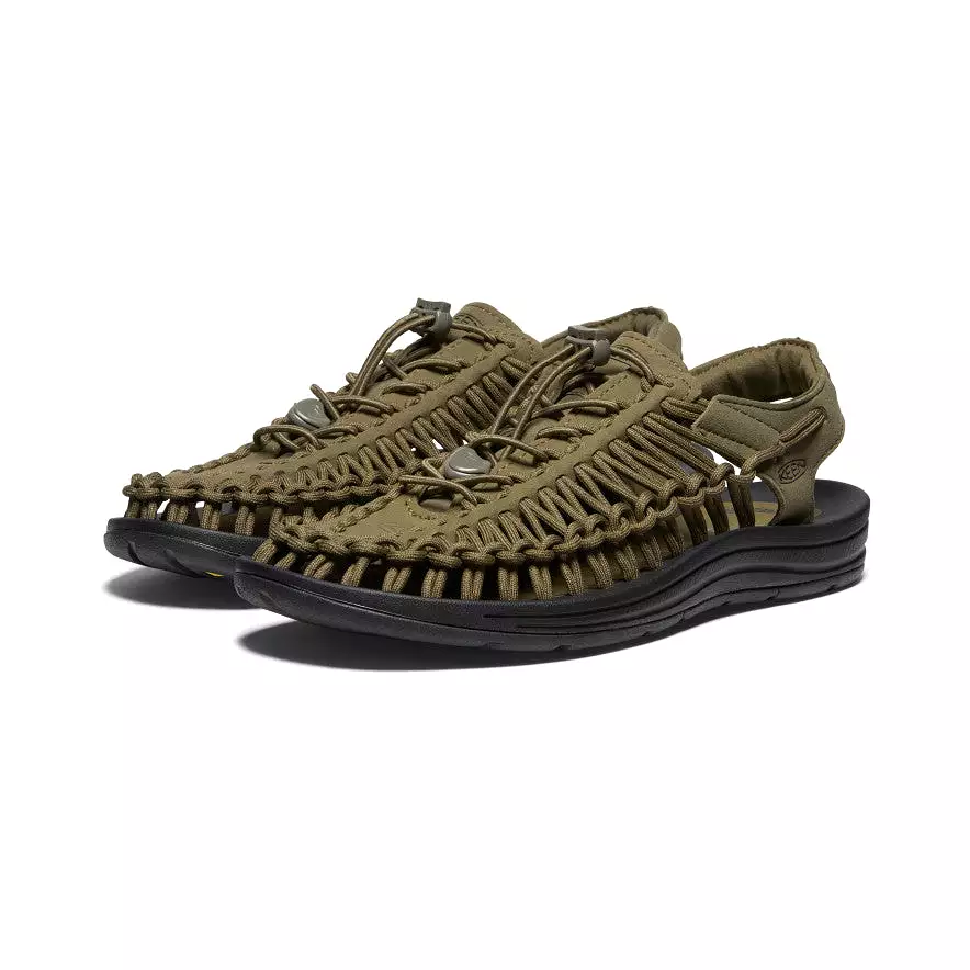 Men's UNEEK Sneaker  |  Dark Olive/Black