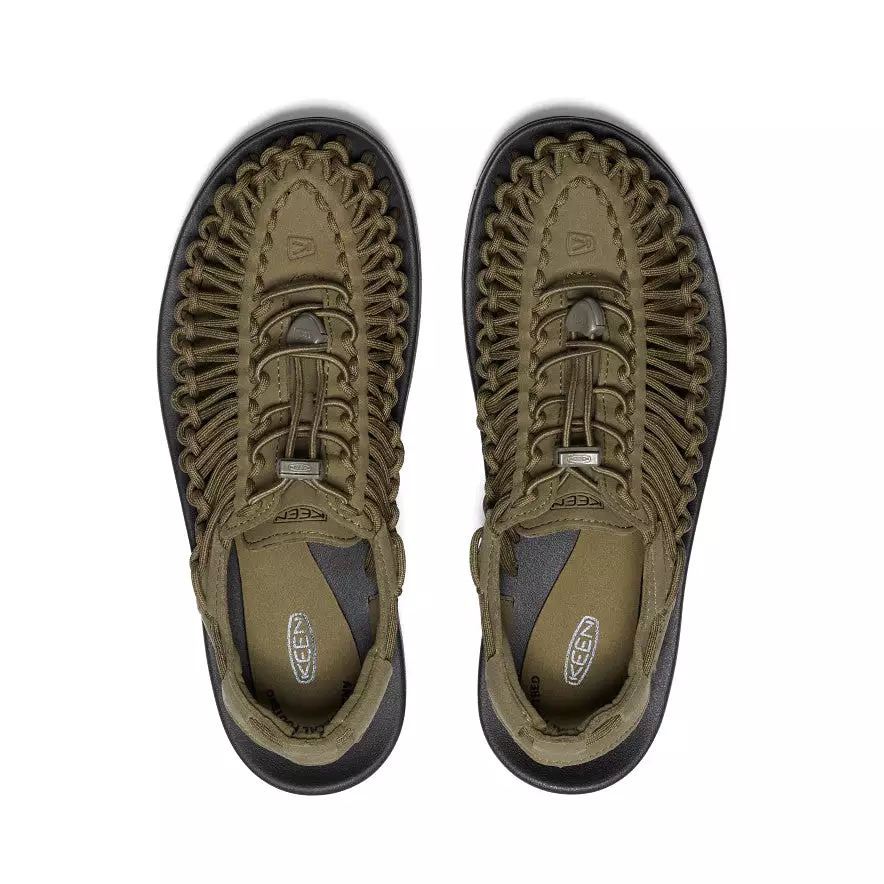 Men's UNEEK Sneaker  |  Dark Olive/Black