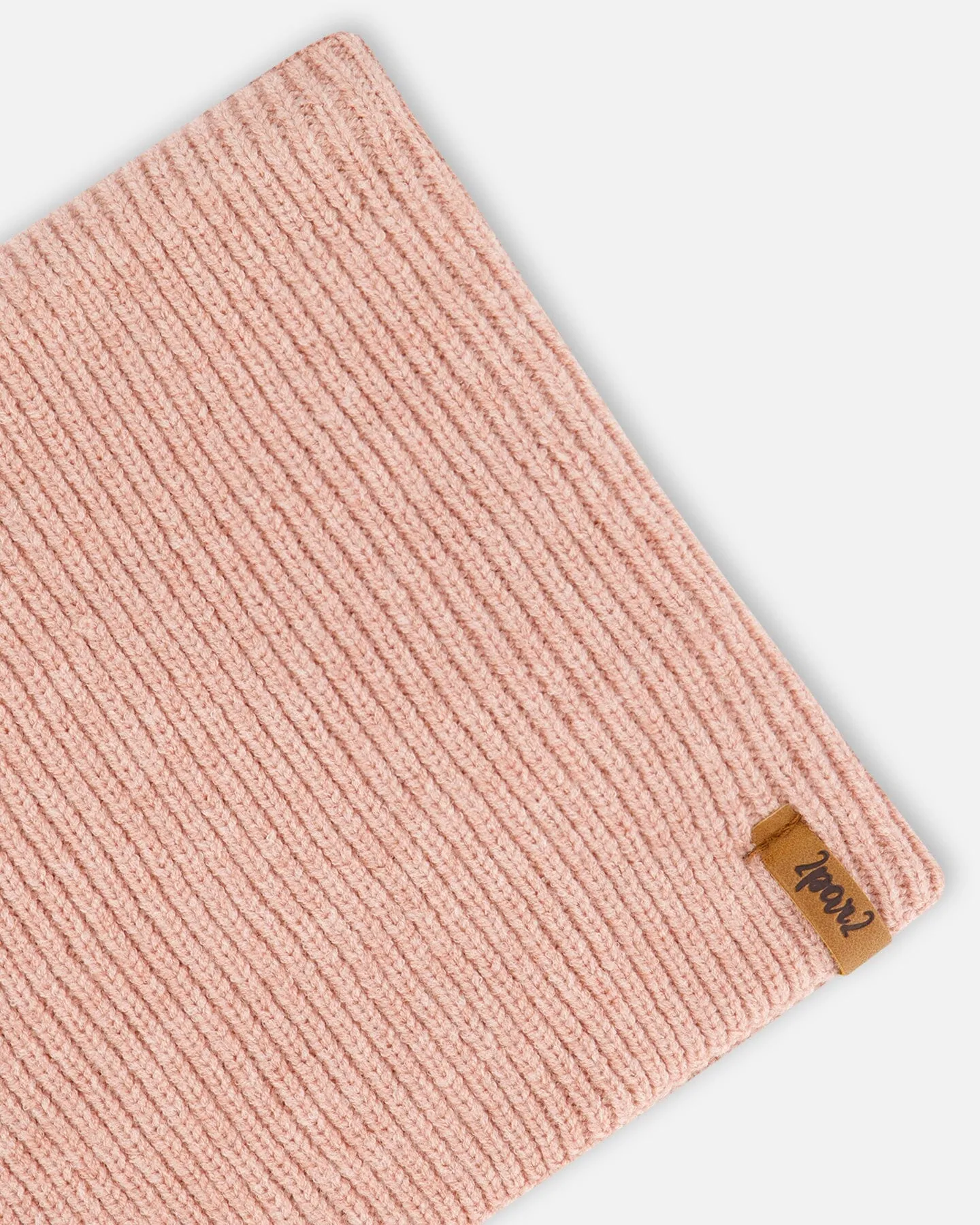 Mid-Season Knit Neckwarmer Dusty Pink