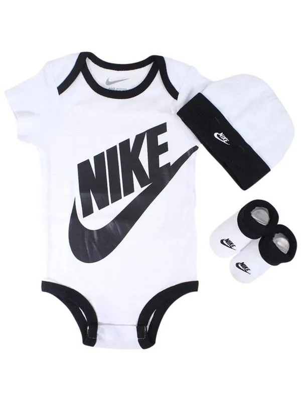 Nike Infant Boy's Futura 3-Piece Set (Hat, OneZ, & Booties)