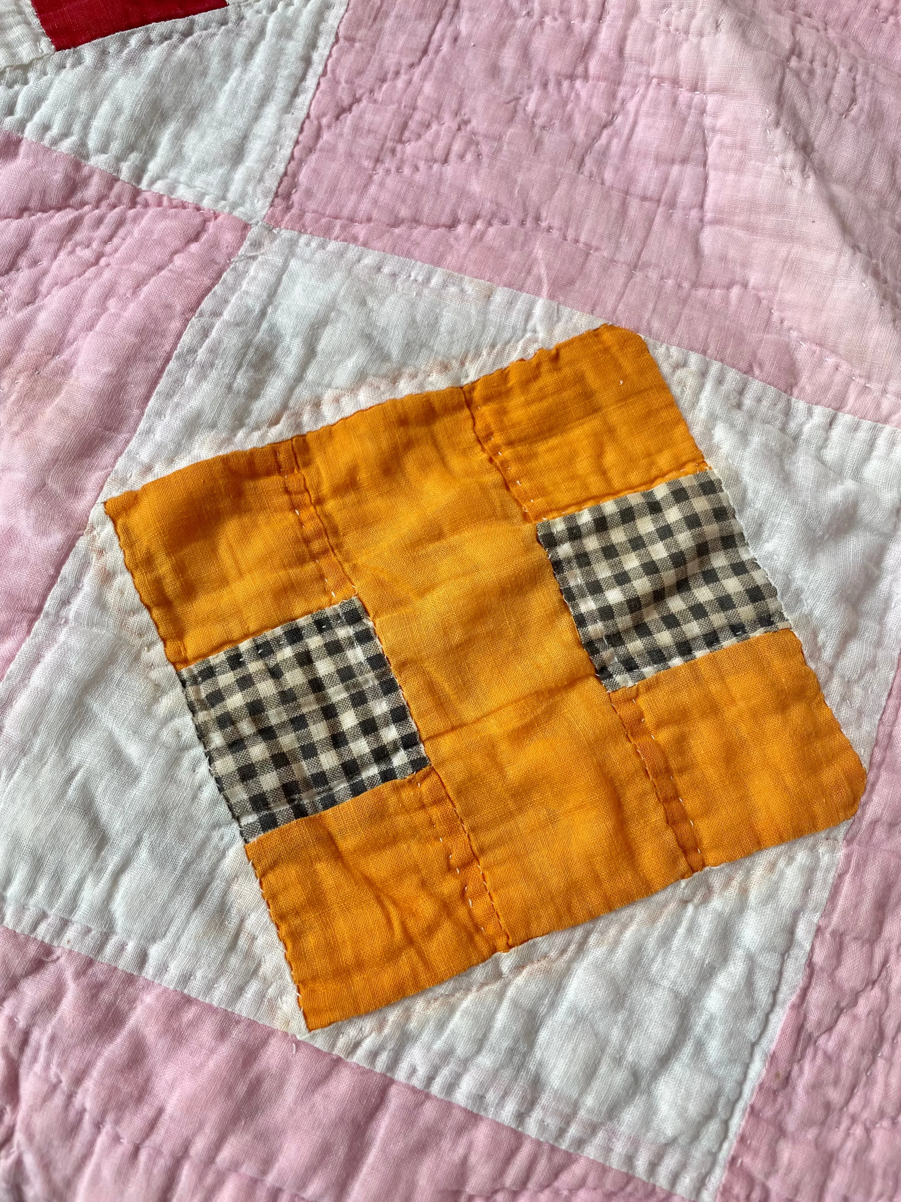 Nine Patch Cross Quilt