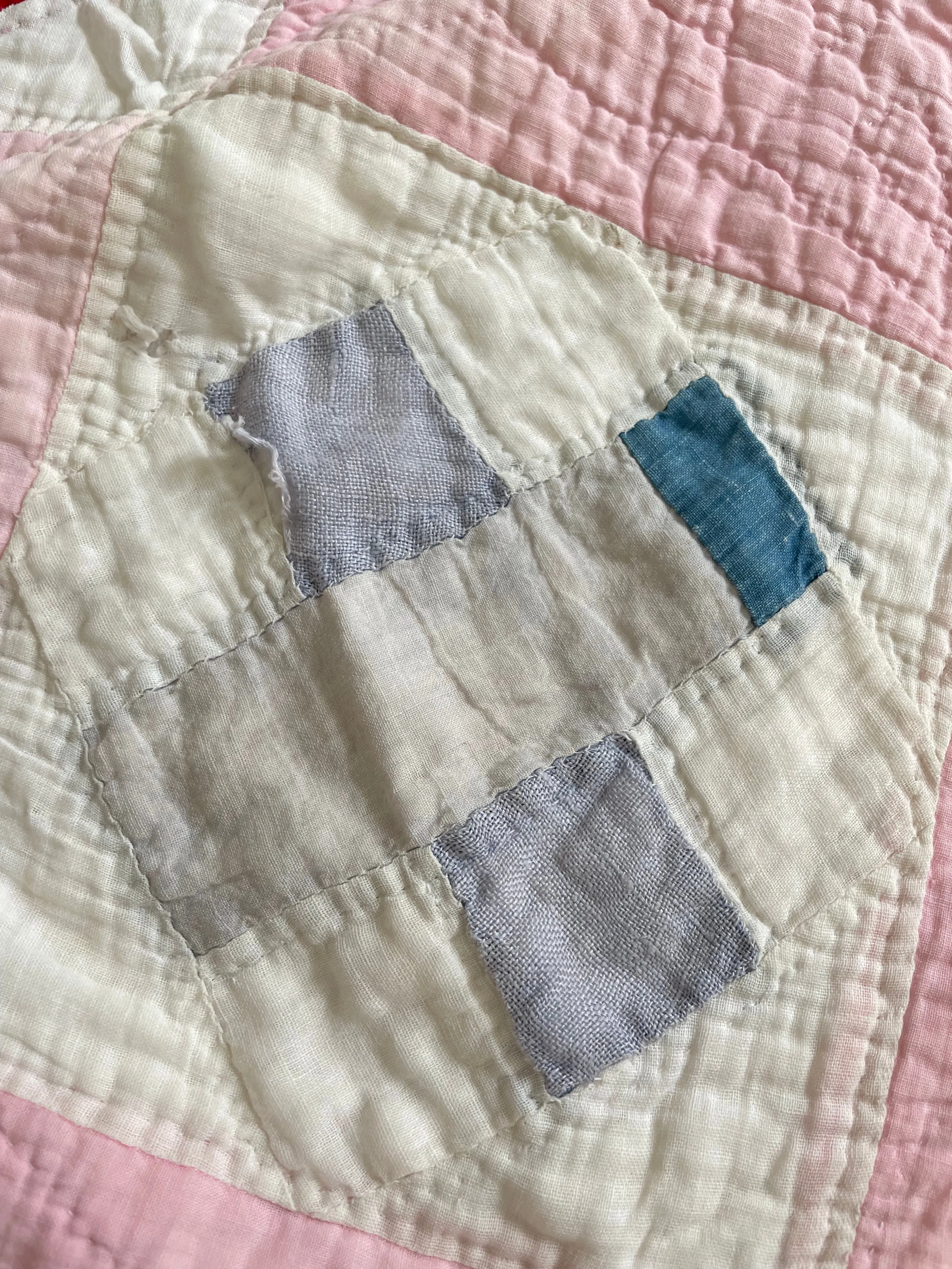 Nine Patch Cross Quilt