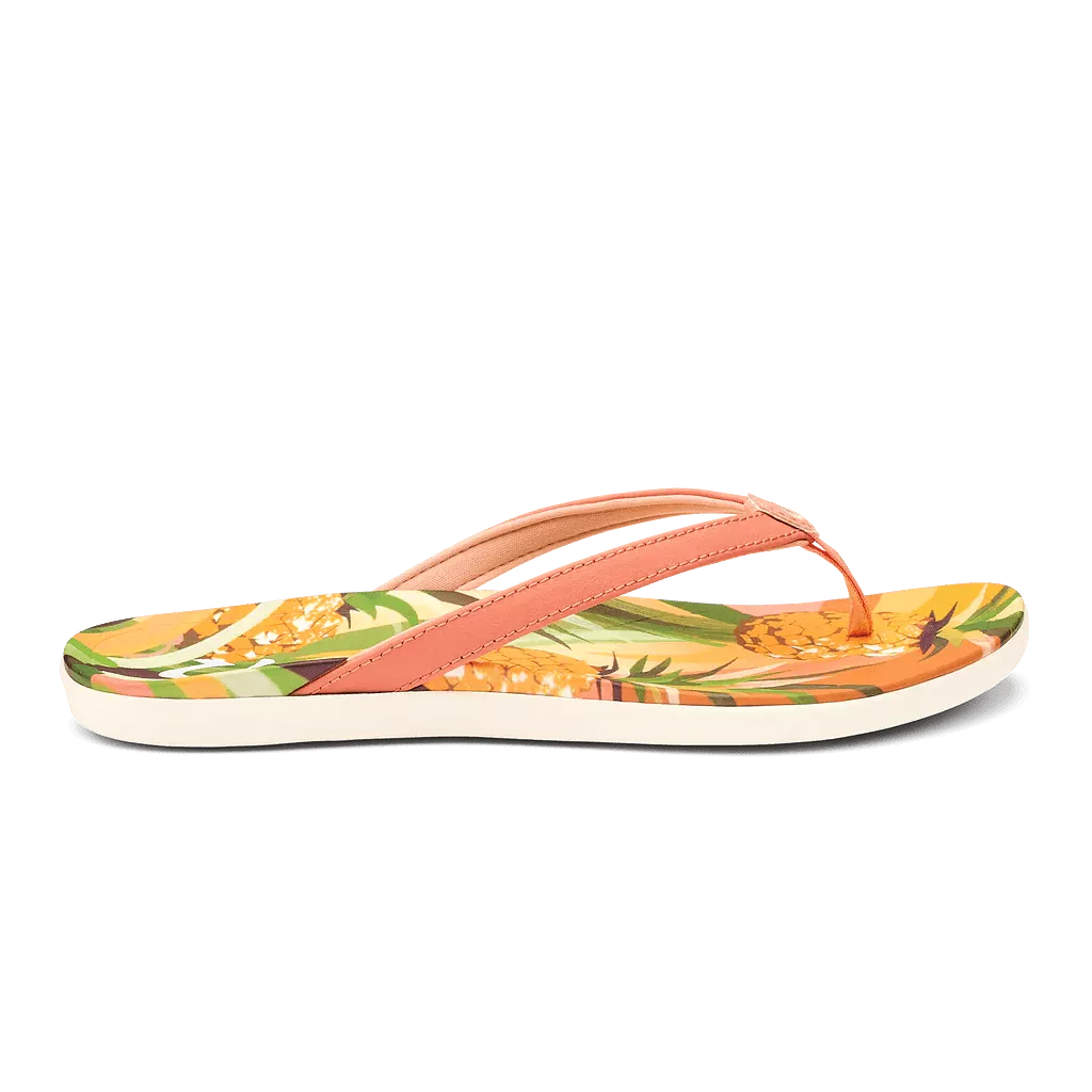 Olukai Women's Ho'opio Hau - Shell Coral/Pineapple