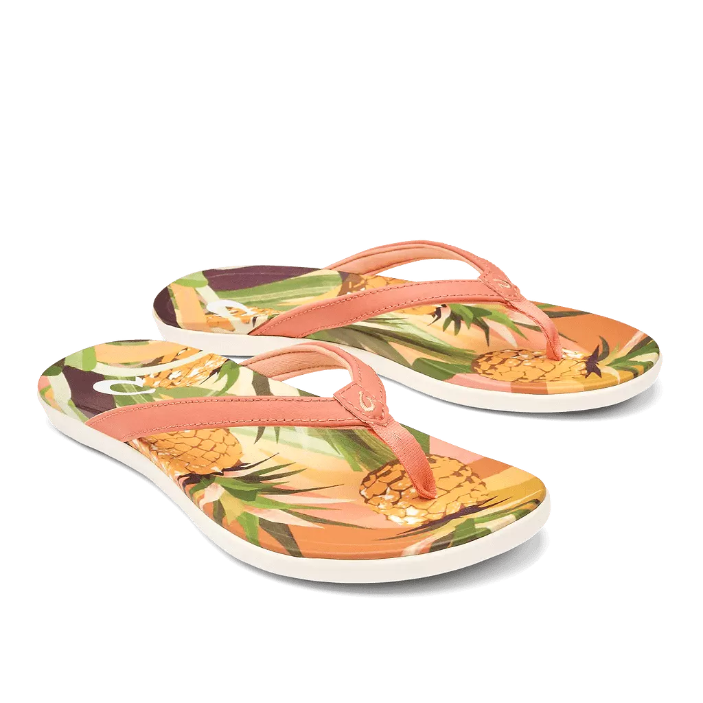 Olukai Women's Ho'opio Hau - Shell Coral/Pineapple