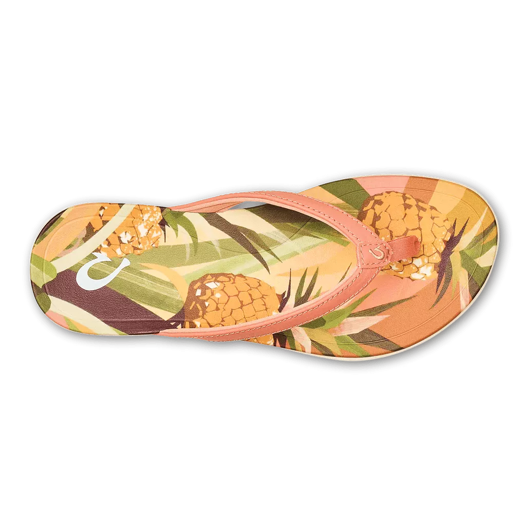 Olukai Women's Ho'opio Hau - Shell Coral/Pineapple