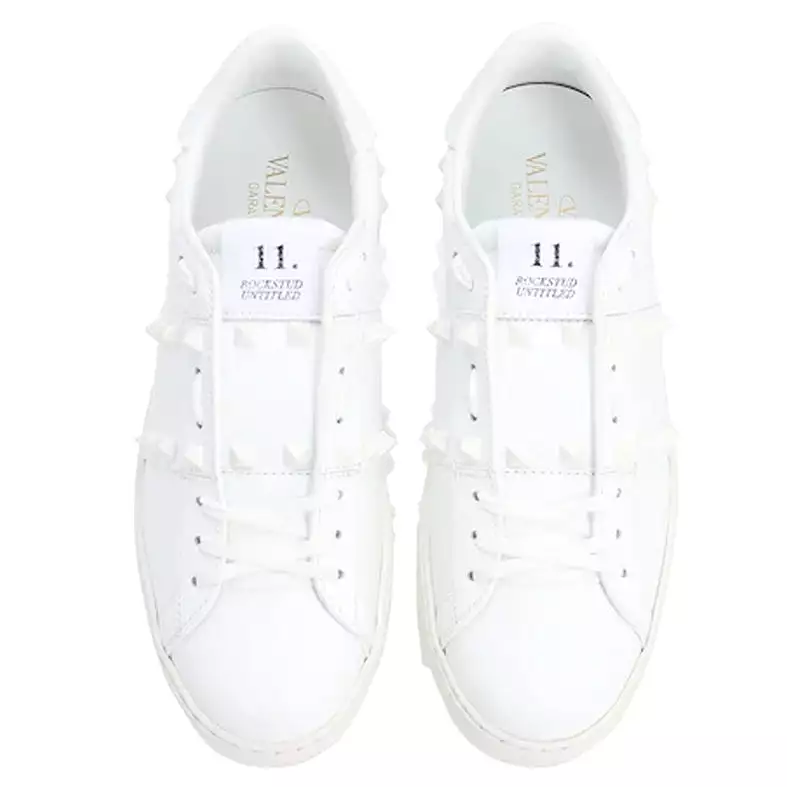 Open Sneaker Untitled, White/White