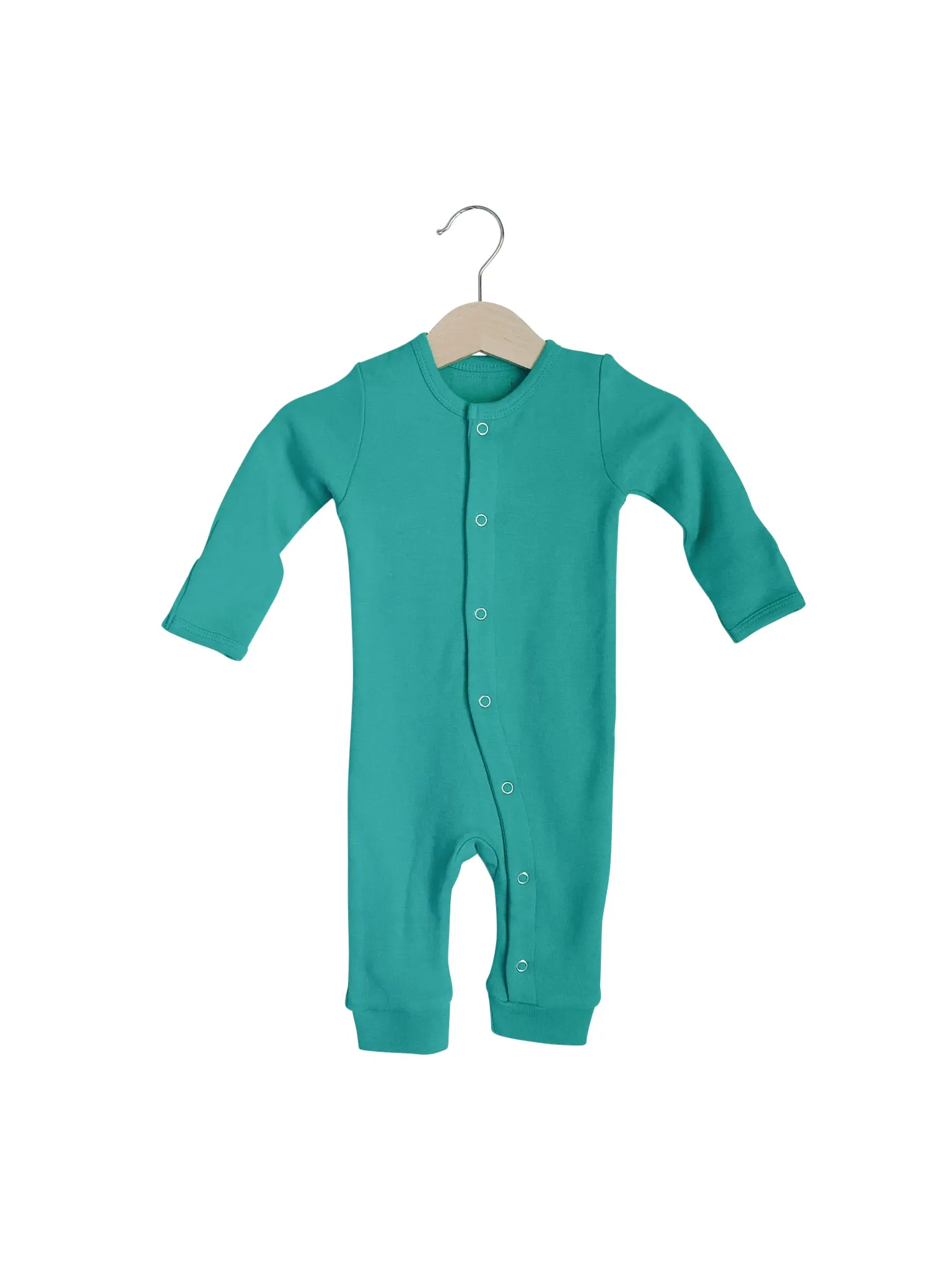 Organic Button Coverall -  Colors