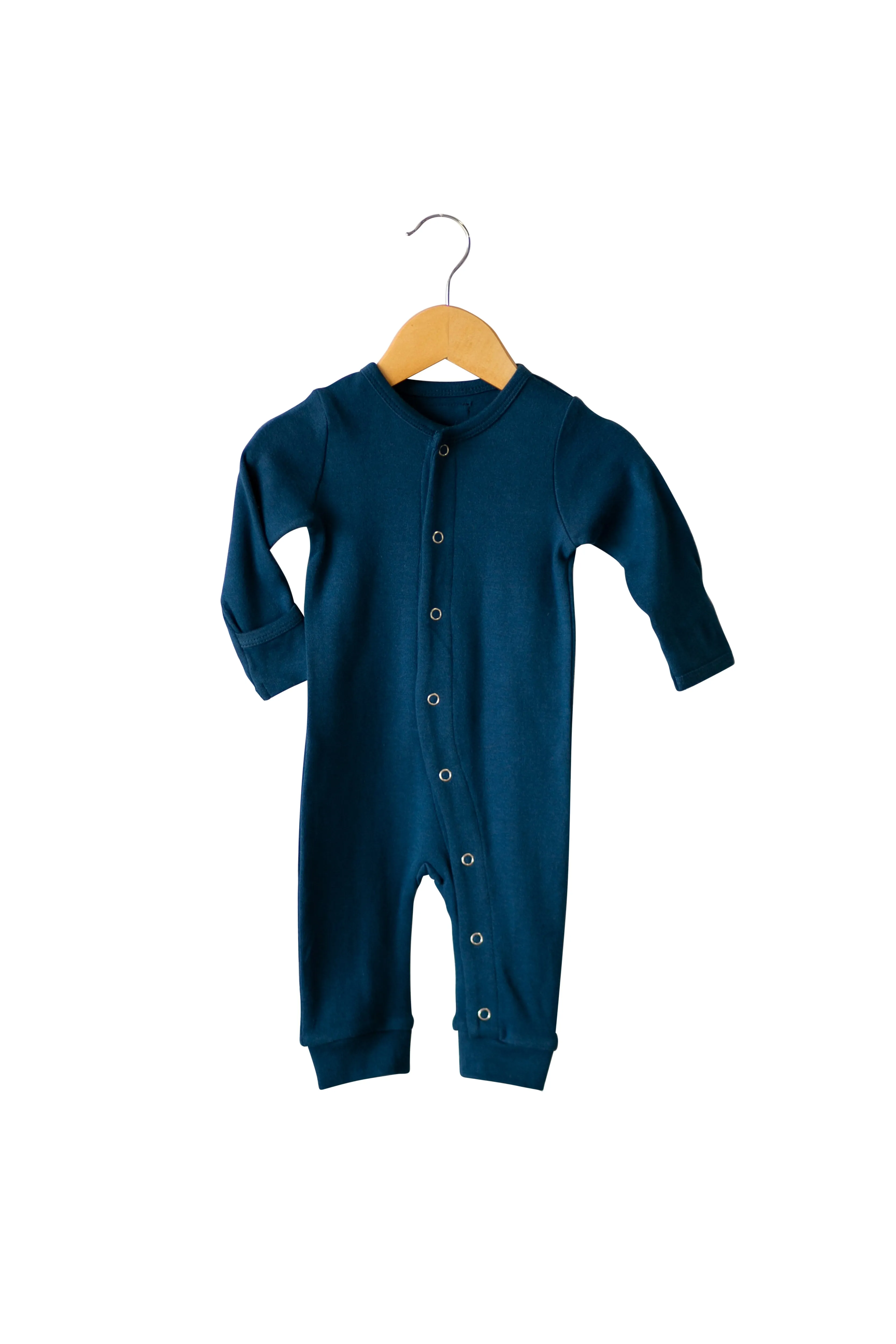 Organic Button Coverall -  Colors