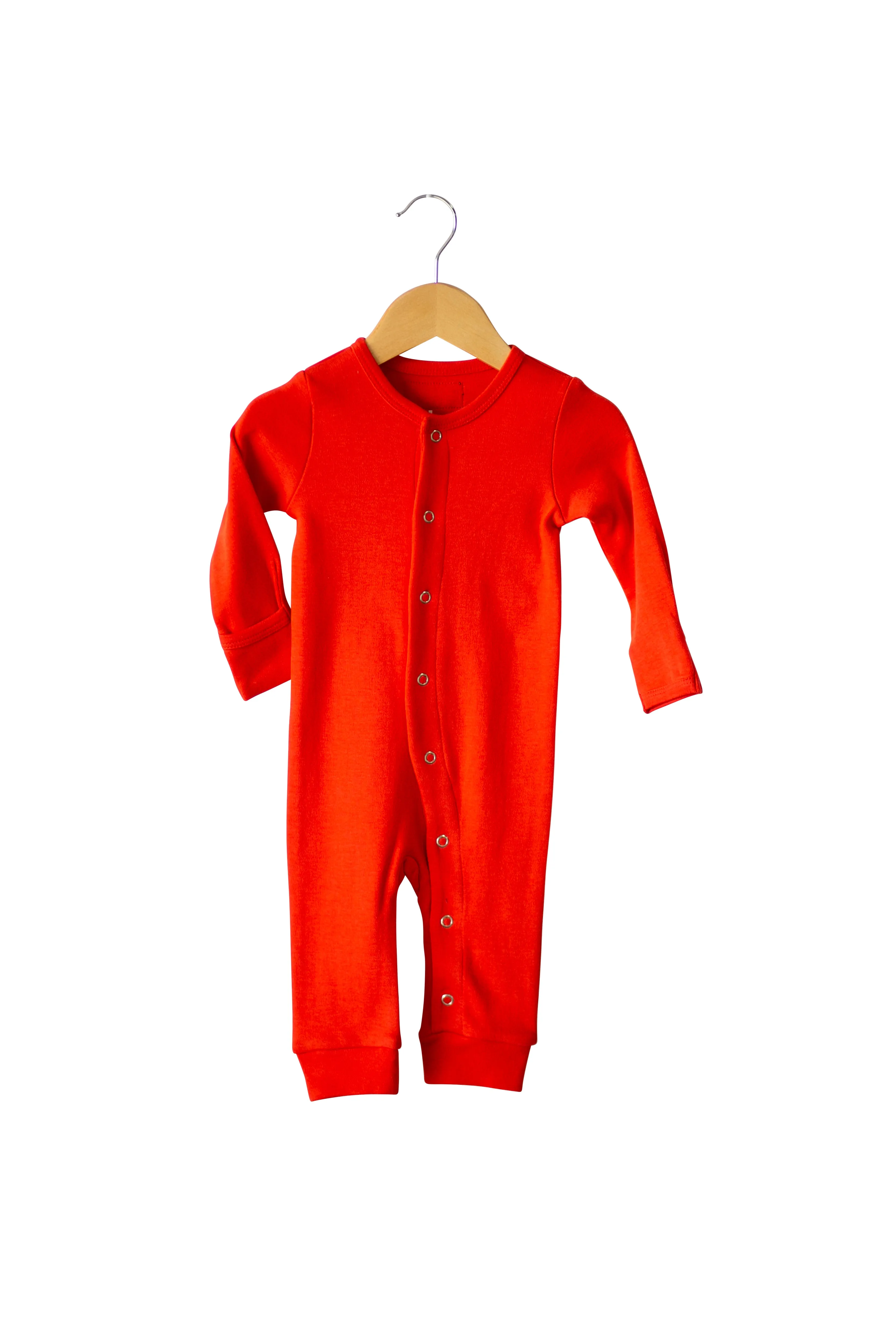 Organic Button Coverall -  Colors