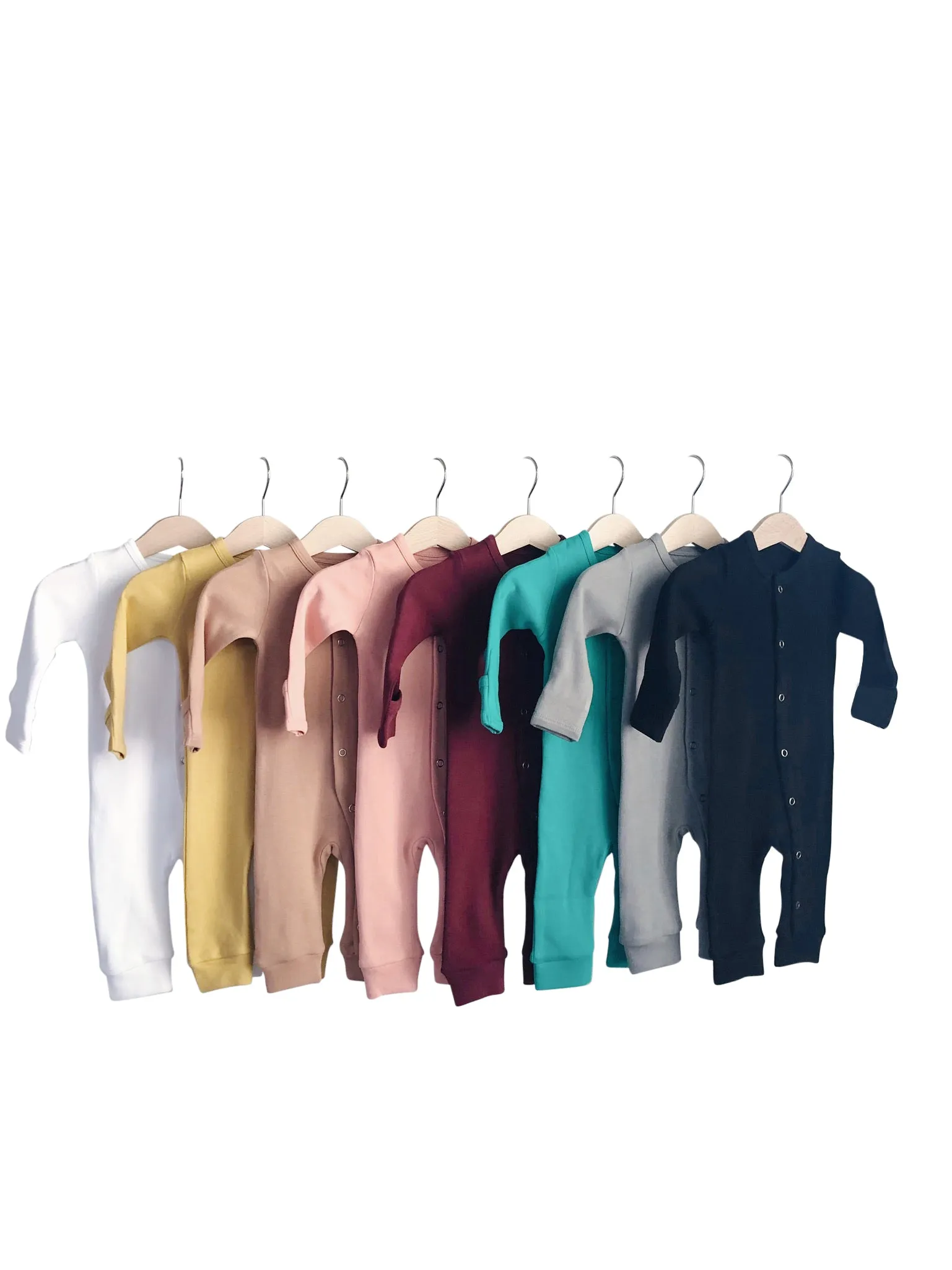 Organic Button Coverall -  Colors