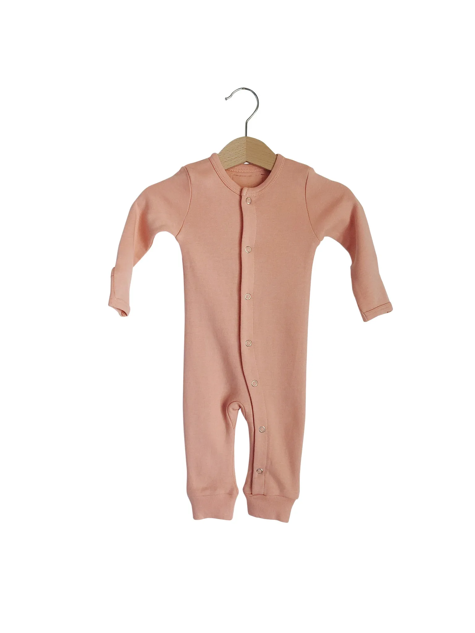 Organic Button Coverall -  Colors