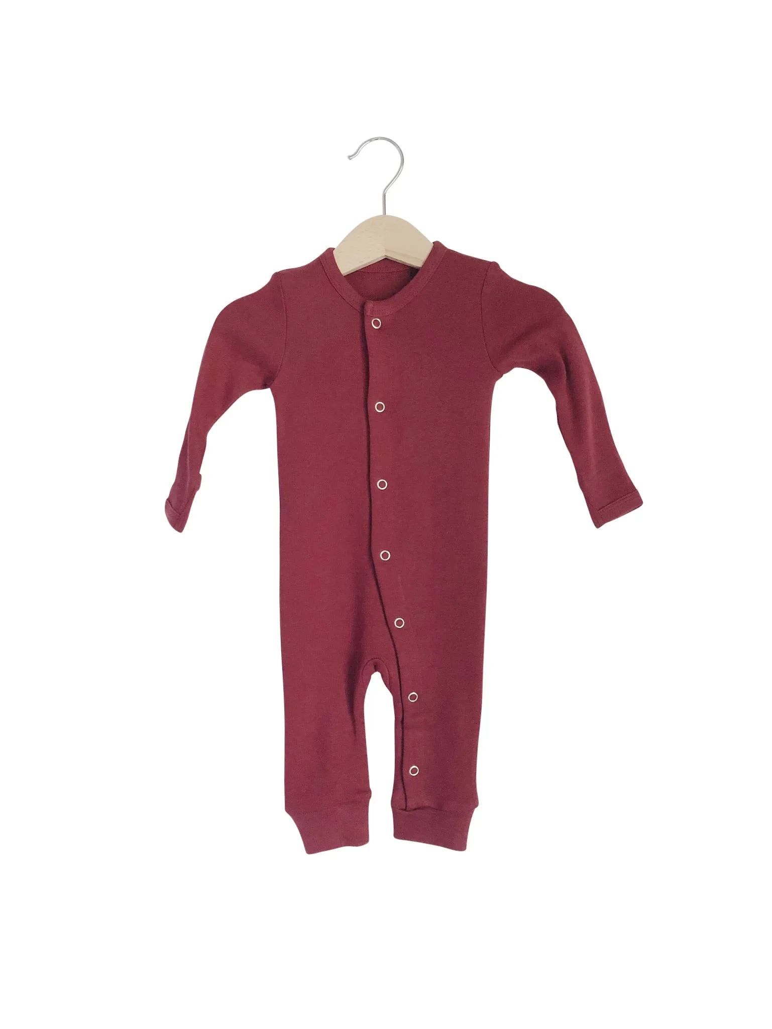 Organic Button Coverall -  Colors