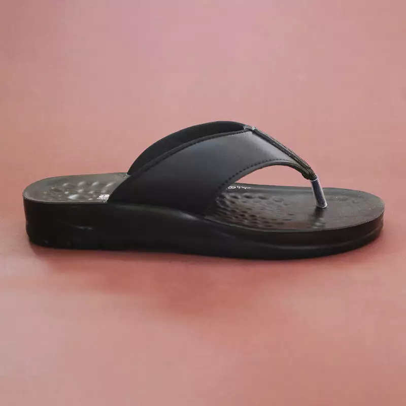 Original Aerosoft Comfort Men Black Slipper