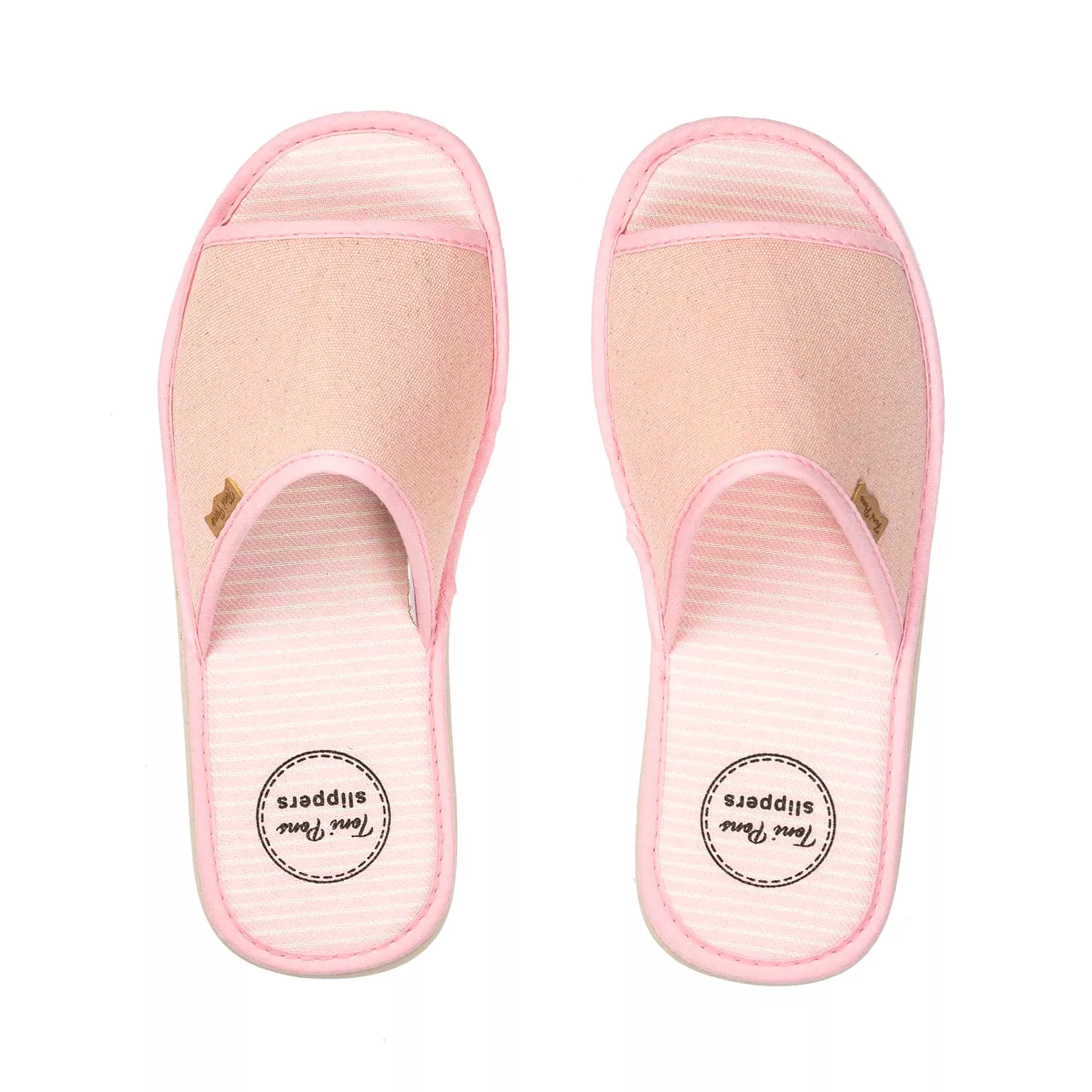 Peep Toe Cotton Blend Slippers for Women - Cira-BA