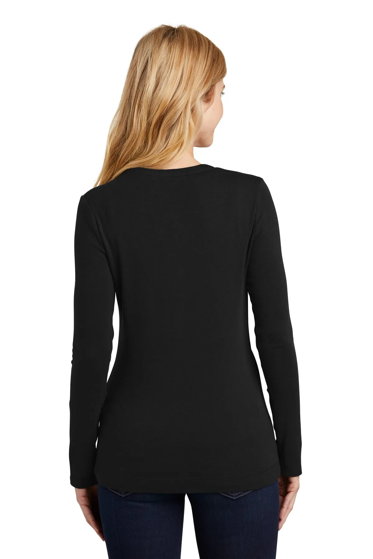 Port Authority Ladies Stretch Cardigan, Black [Allied Residential]