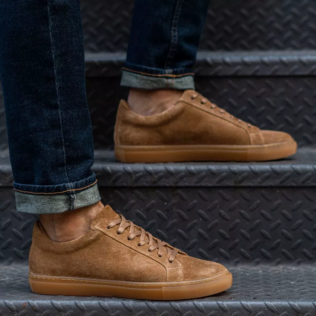 Premier Low Top | Camel