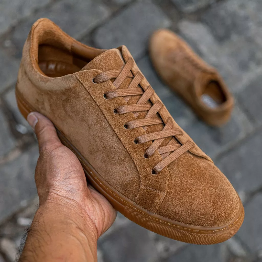 Premier Low Top | Camel