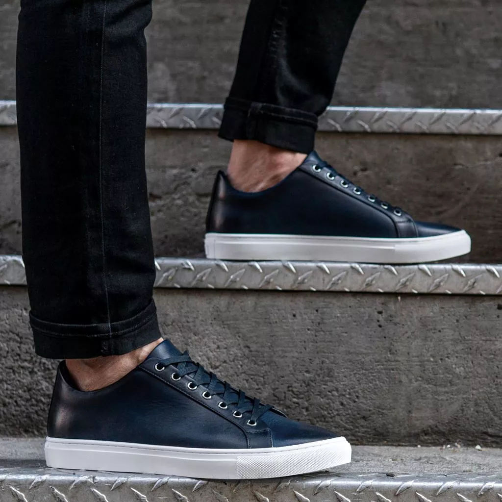 Premier Low Top | Deep Blue