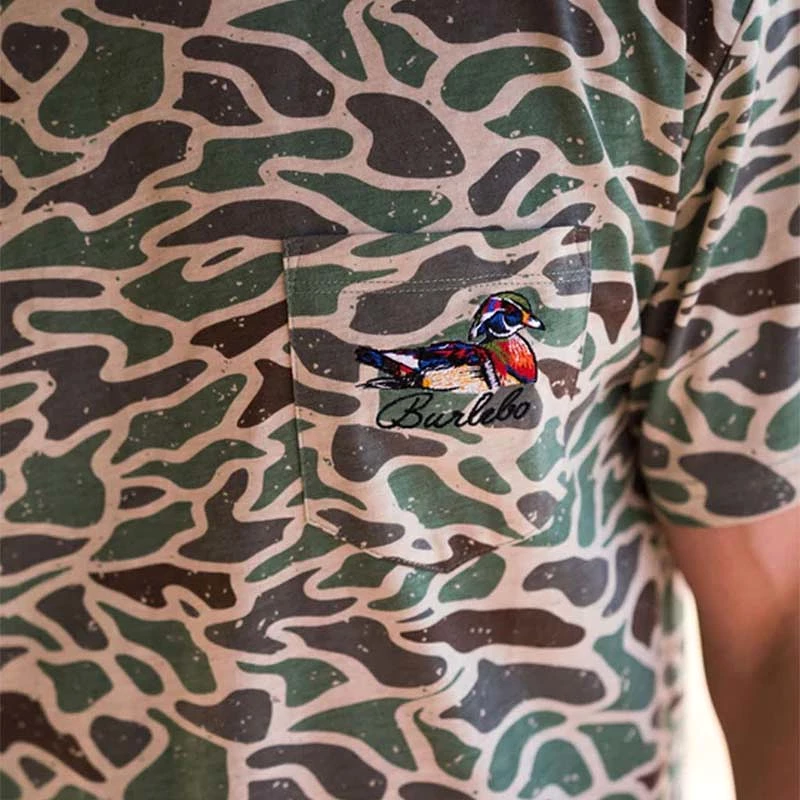 Retro Duck Camo Pocket Short Sleeve T-Shirt