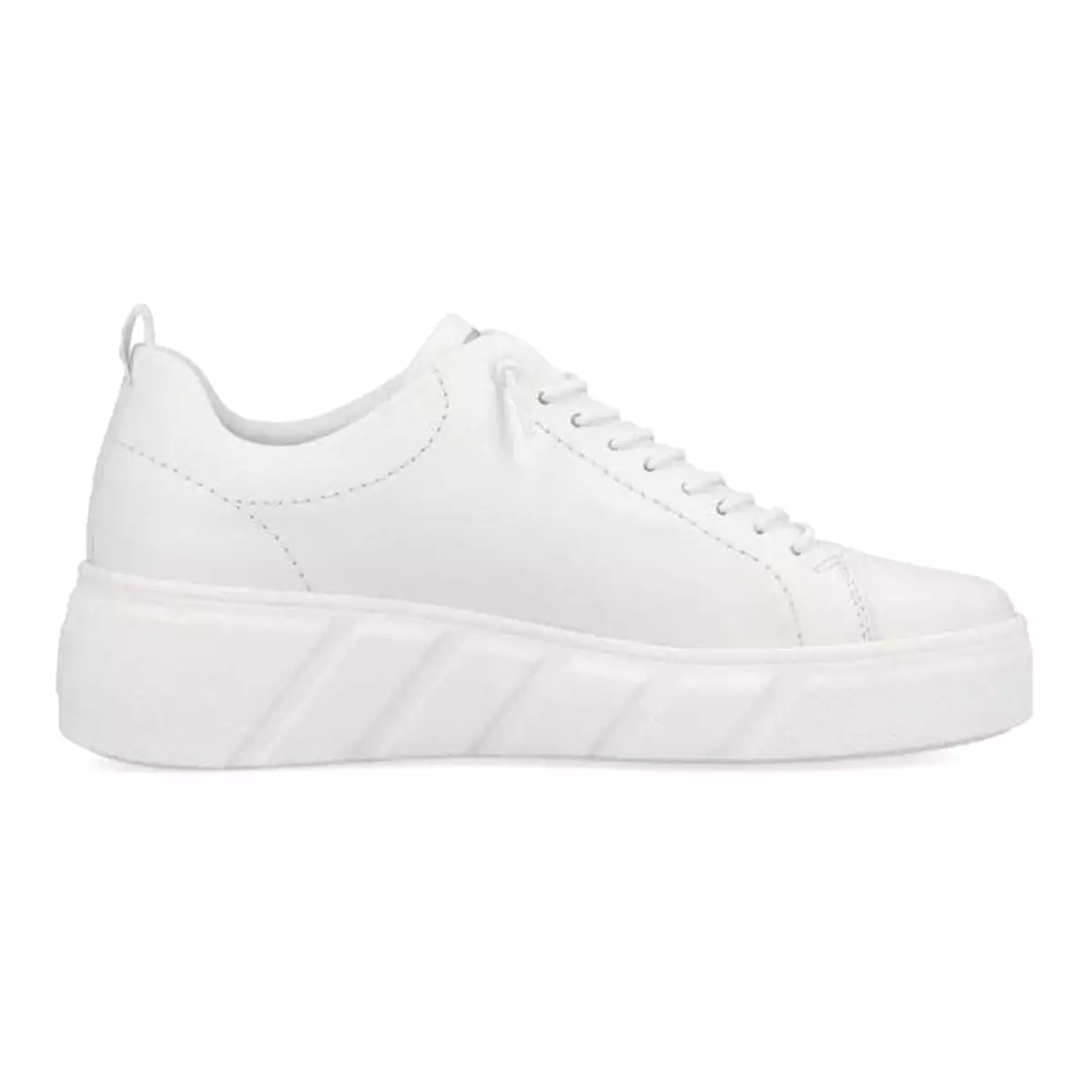 Rieker Women's W0500-81 White/White Leather