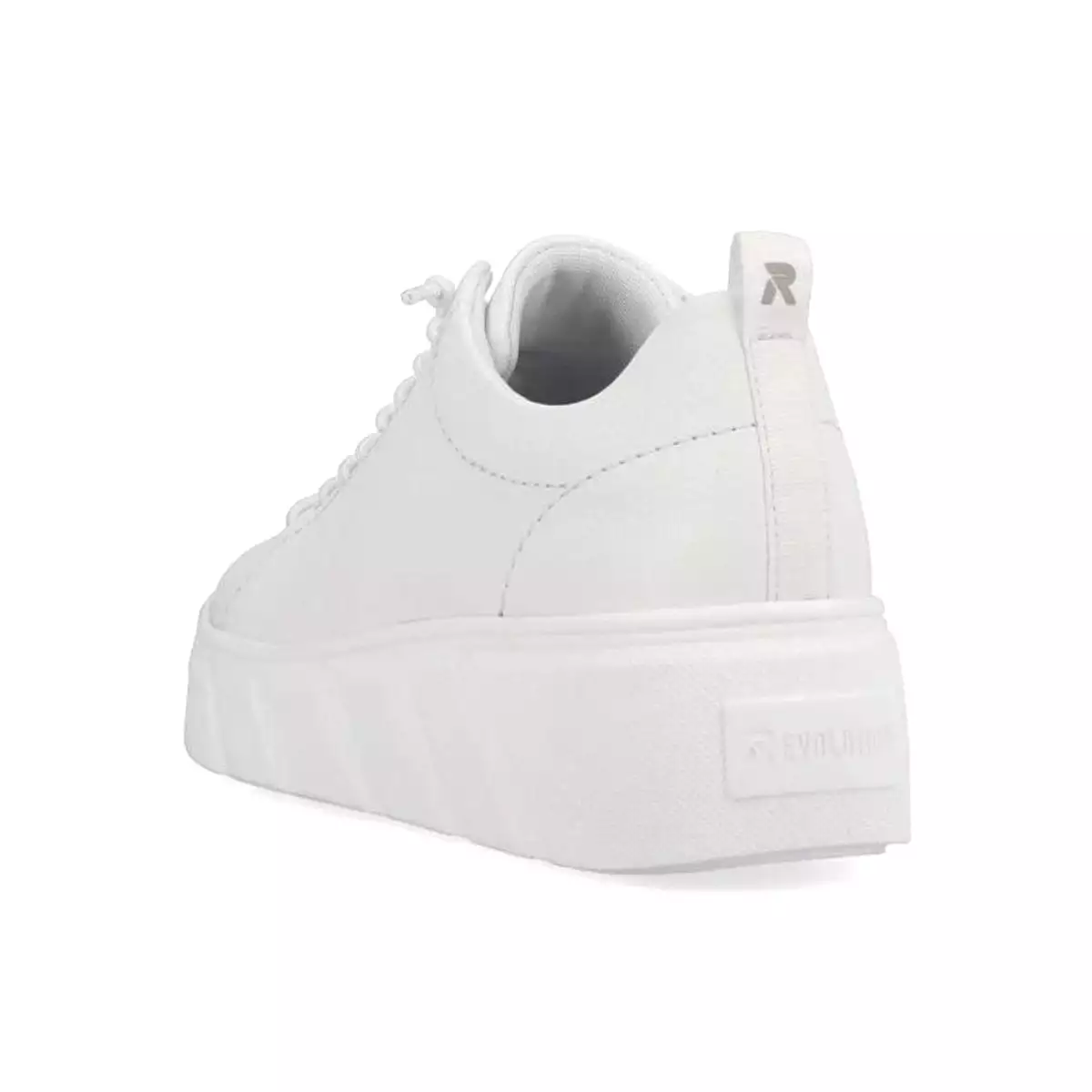 Rieker Women's W0500-81 White/White Leather