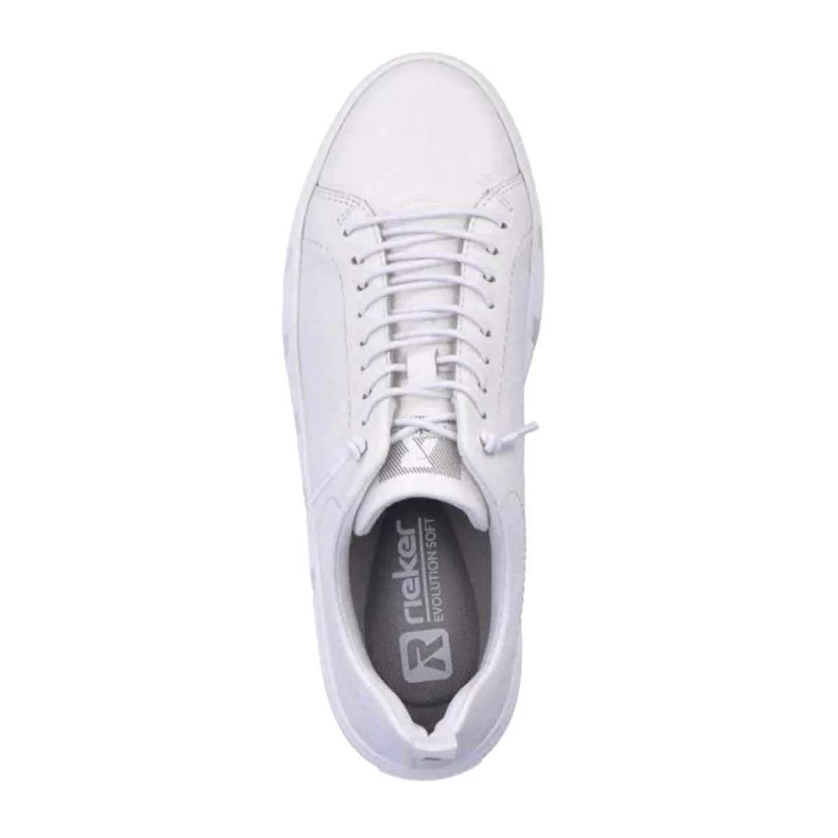 Rieker Women's W0500-81 White/White Leather