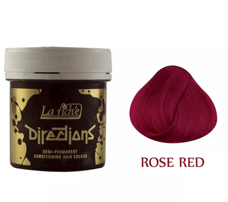 Rose Red Directions Semi-Permanent Hair Colour