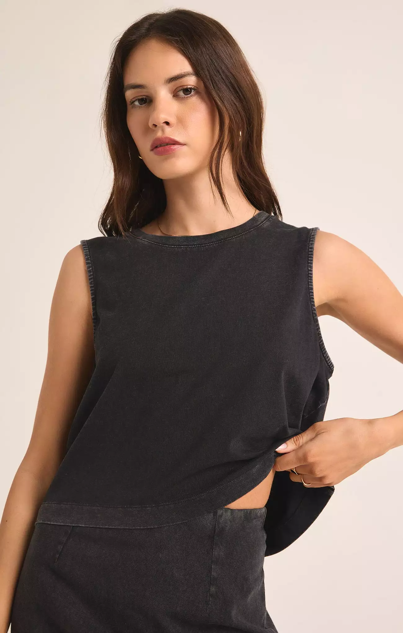 Sloane Jersey Muscle Tank